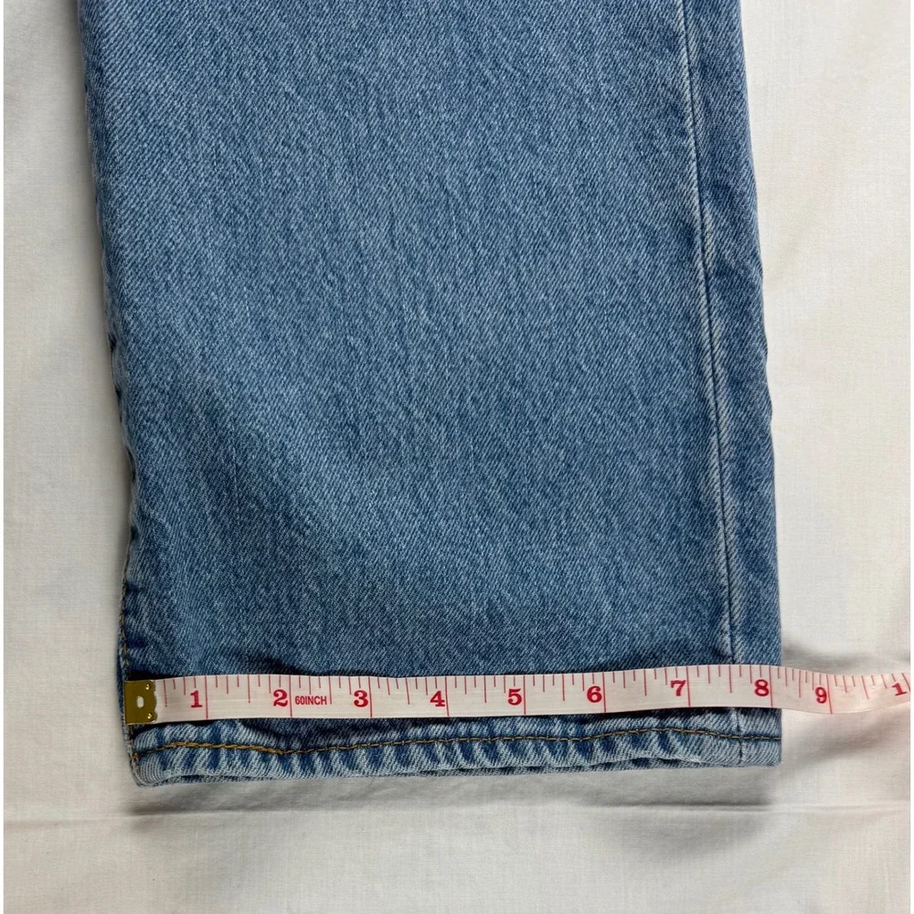 Levis 501 Original Fit Jeans Mens 34x30 Medium Wash Blue‎ Button Fly